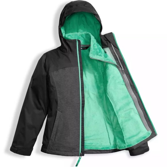 Girl's The North Face Osolita 2.0 Triclimate Waterproof 3-In-1 Jacket sz L 14-16 - Picture 1 of 16